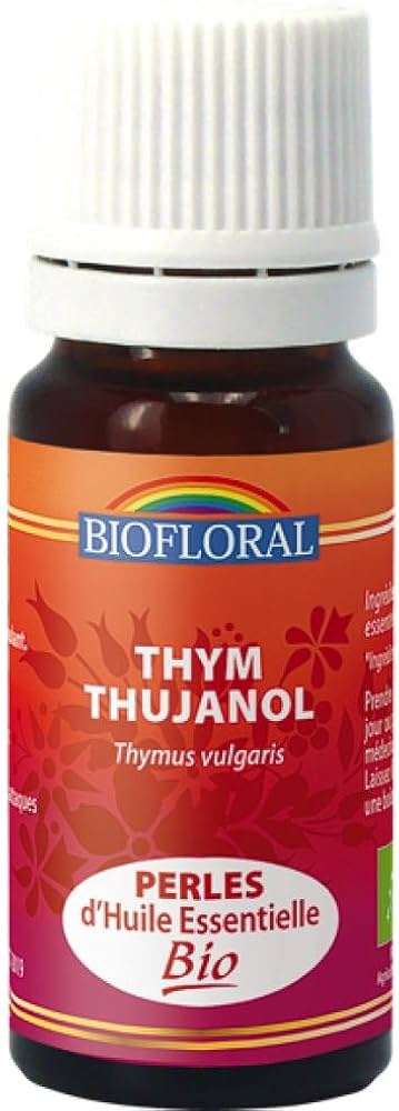 découvrez les bienfaits de l'huile essentielle de thym thujanol, réputée pour ses propriétés antibactériennes, antivirales et anti-inflammatoires, idéale pour renforcer votre système immunitaire et améliorer votre bien-être au quotidien.