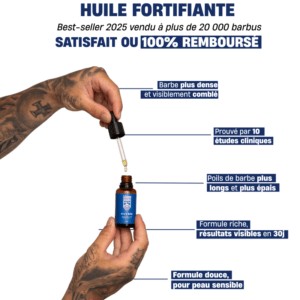 Huile pousse barbe : conseils pour stimuler une barbe plus dense et saine