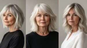 Coiffure femme 60 ans épanouie : idées de coupes mi-longues tendance
