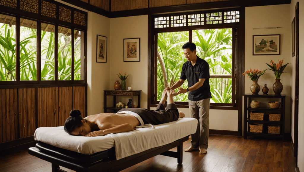 découvrez les bienfaits du massage thaï, une technique traditionnelle qui allie détente, soulagement des douleurs musculaires et amélioration de la circulation sanguine pour votre bien-être optimal.