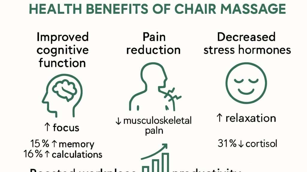 découvrez les bienfaits du massage assis : détente rapide, réduction du stress, amélioration de la circulation et soulagement des tensions musculaires.