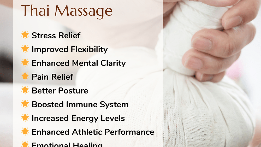 découvrez les bienfaits du massage thaïlandais : relaxation profonde, amélioration de la circulation, réduction du stress et revitalisation du corps et de l'esprit.