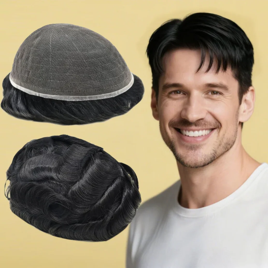 découvrez notre collection de pièces capillaires pour hommes, alliant confort et naturel pour une élégance parfaite au quotidien.